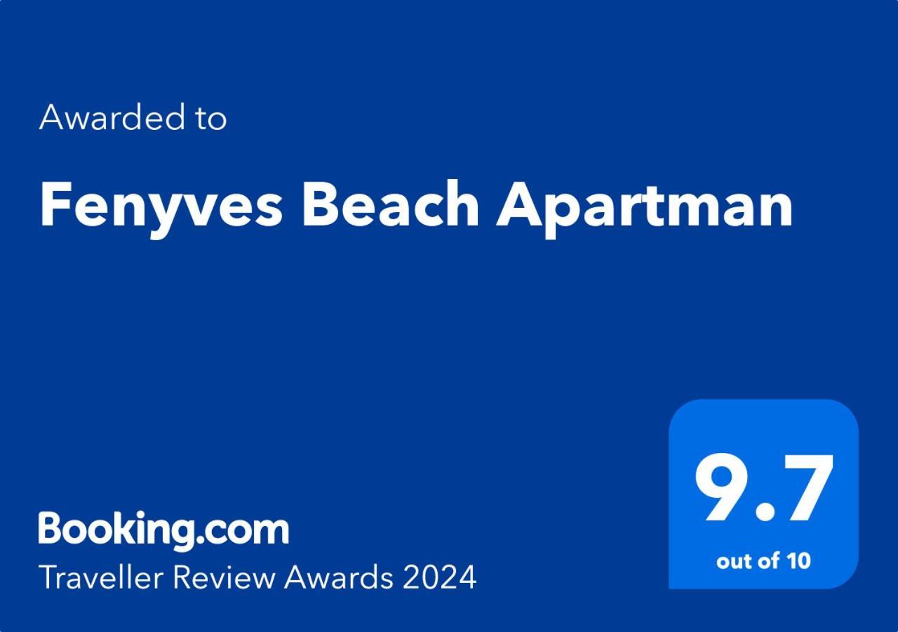 Fenyves Beach Apartman Delux Balatonfenyves Ngoại thất bức ảnh